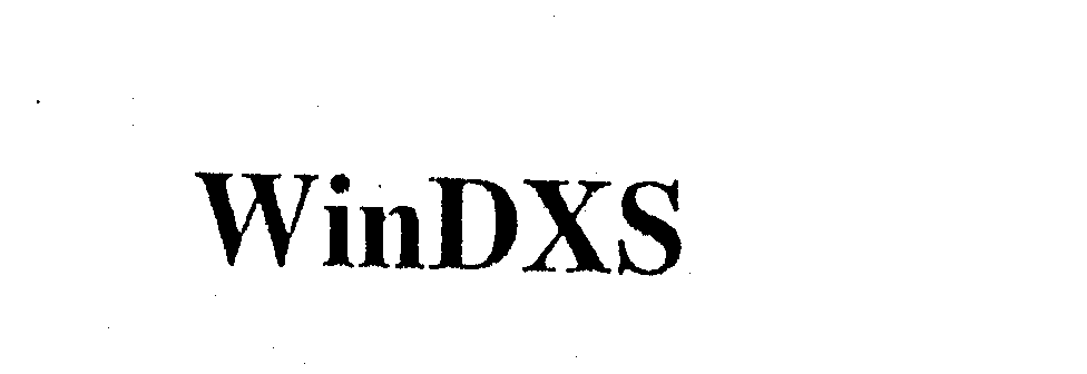 Trademark Logo WINDXS