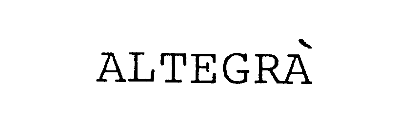 Trademark Logo ALTEGRA