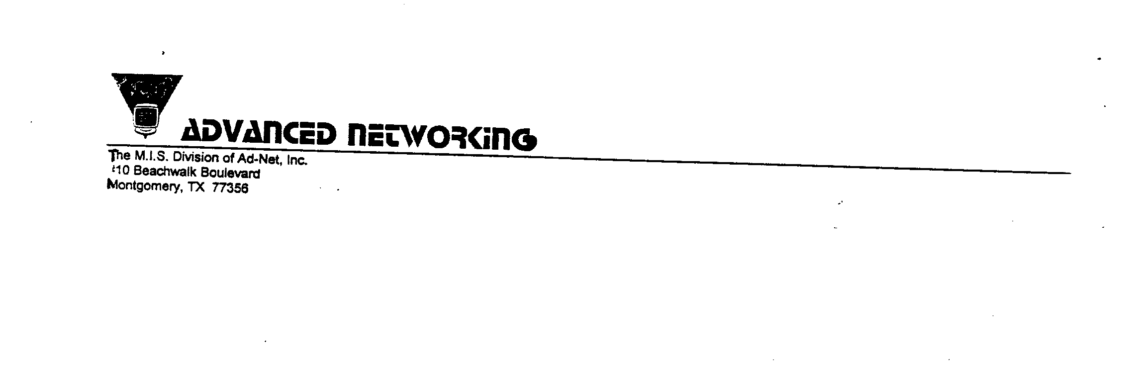 Trademark Logo ADVANCED NETWORKING