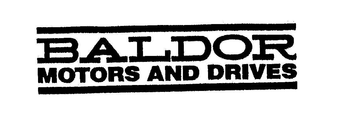 Trademark Logo BALDOR MOTORS AND DRIVES