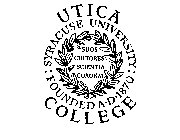 Trademark Logo UTICA COLLEGE SYRACUSE UNIVERSITY FOUNDED A D 1870 SUOS CULTORES SCIENTIA CORONAT