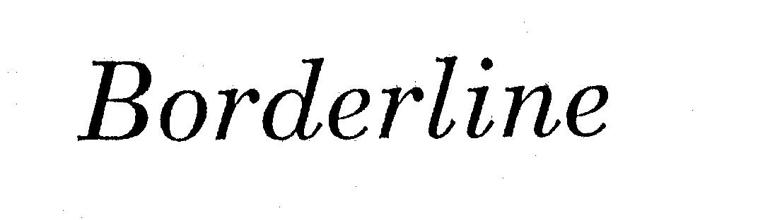 Trademark Logo BORDERLINE