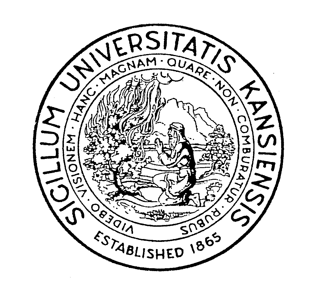 Trademark Logo SICILLUM UNIVERSITATIS KANSIENSIS ESTABLISHED 1865 VIDEBO VISIONEM HANC MAGNAM QUARE NON COMBURATUR RUBUS