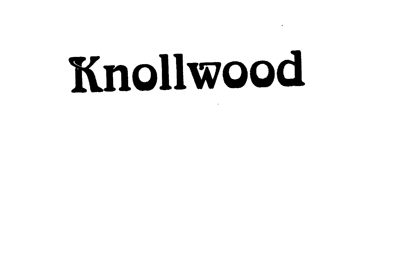 Trademark Logo KNOLLWOOD
