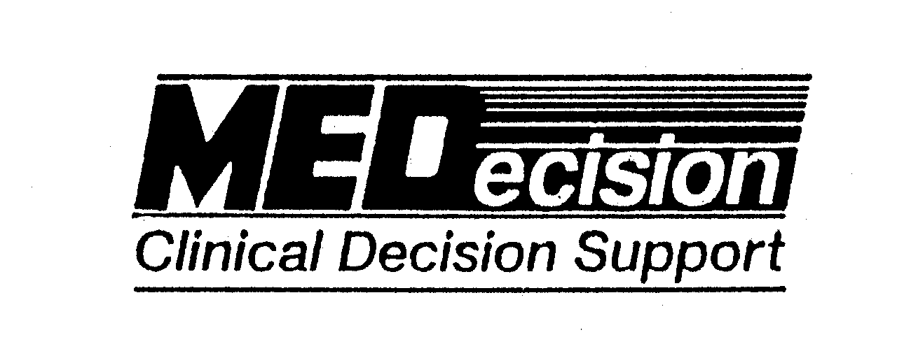  MEDECISION CLINICAL DECISION SUPPORT