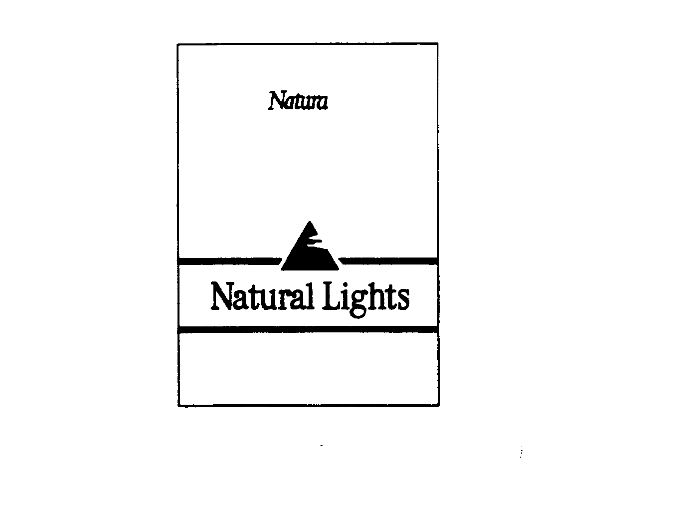 Trademark Logo NATURA NATURAL LIGHTS