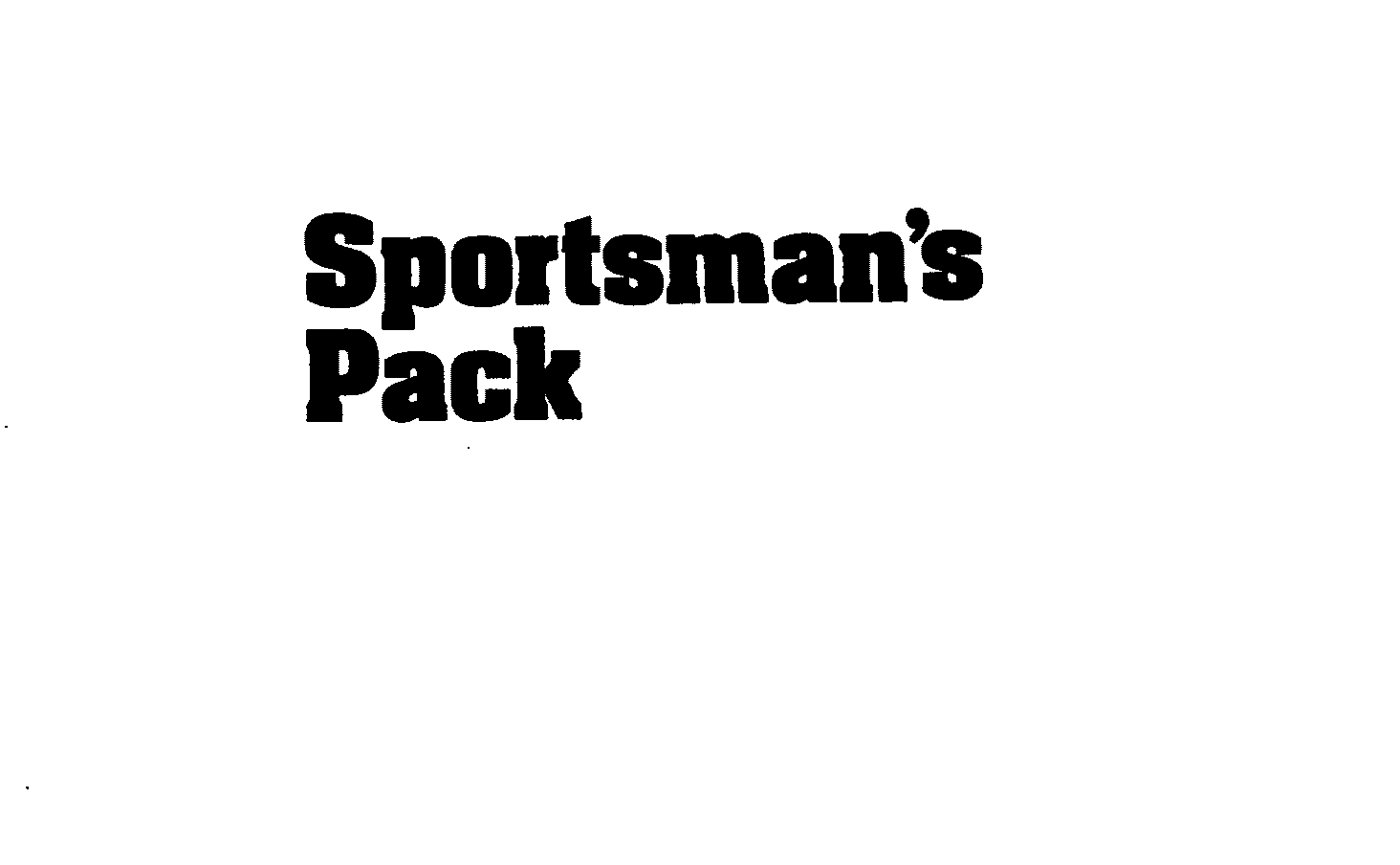  SPORTSMAN'S PACK