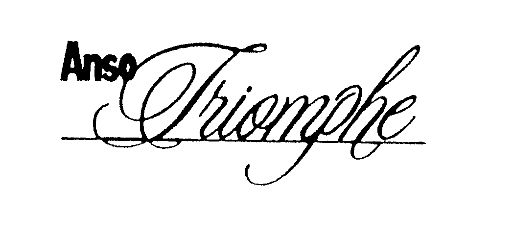 Trademark Logo ANSO TRIOMPHE