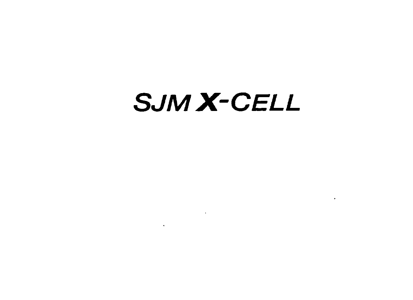 Trademark Logo SJM X-CELL