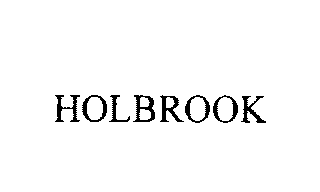  HOLBROOK