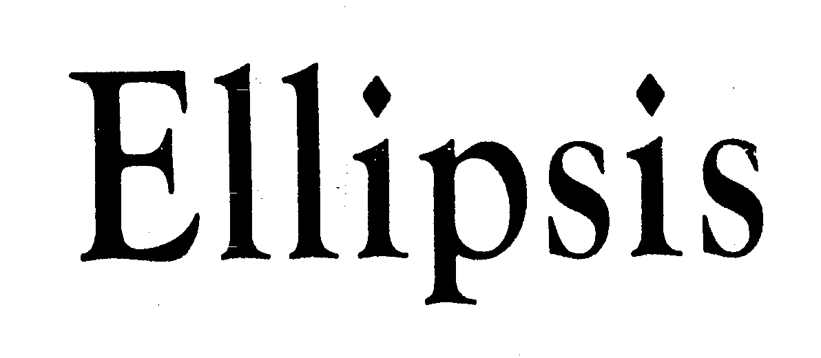 Trademark Logo ELLIPSIS