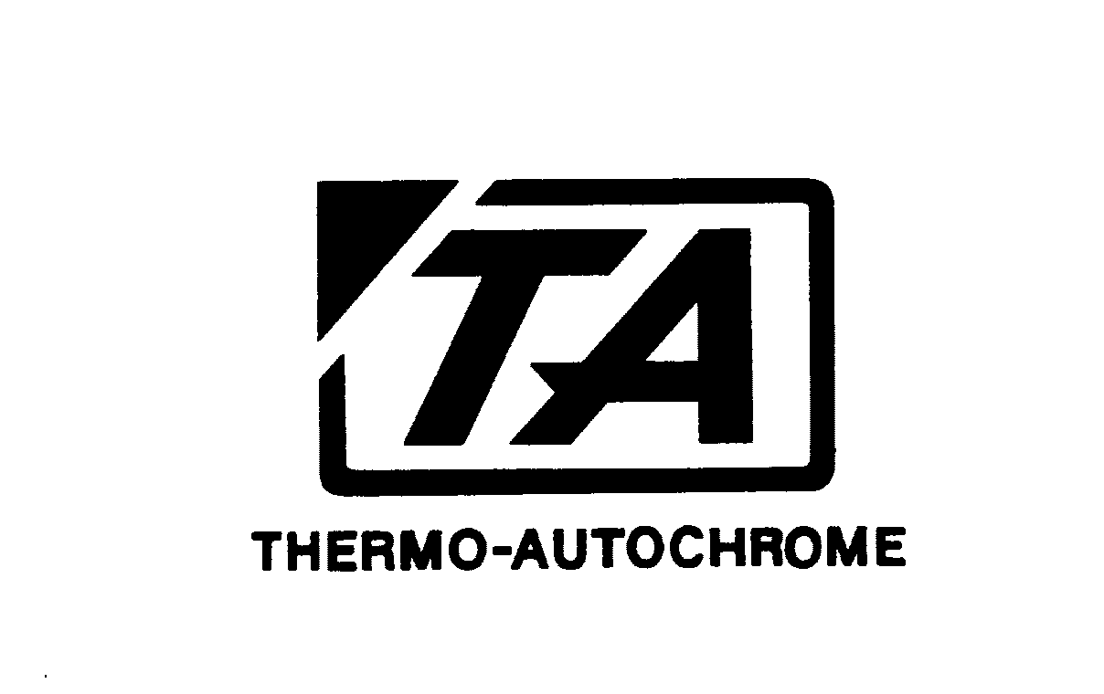 Trademark Logo TA THERMO-AUTOCHROME