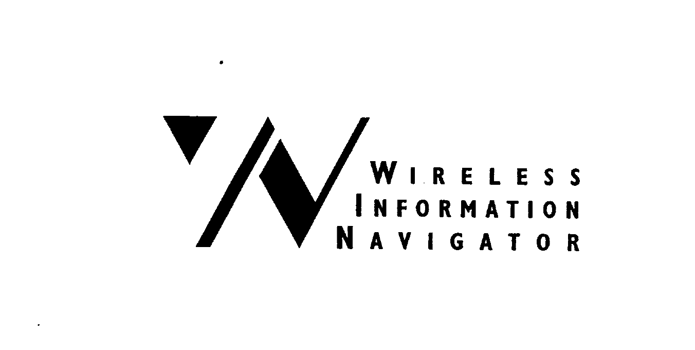 Trademark Logo W WIRELESS INFORMATION NAVIGATOR