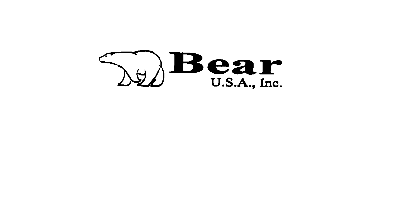 Trademark Logo BEAR U.S.A., INC.