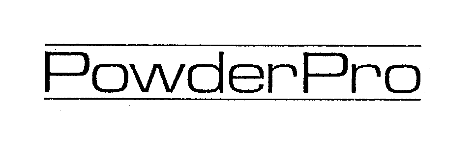 Trademark Logo POWDERPRO