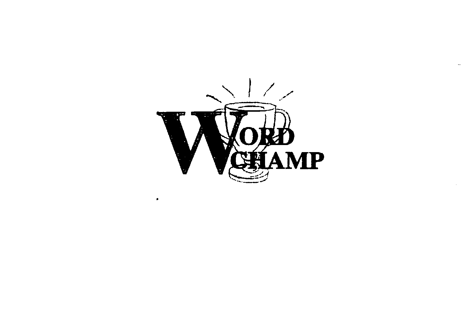 Trademark Logo WORD CHAMP