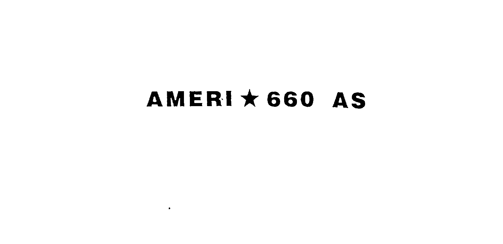 Trademark Logo AMERI*660 AS