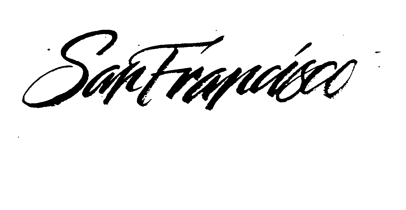 Trademark Logo SAN FRANCISCO