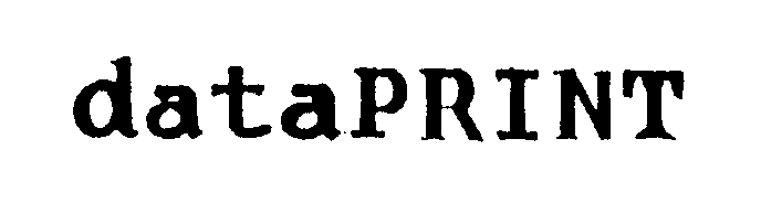Trademark Logo DATAPRINT