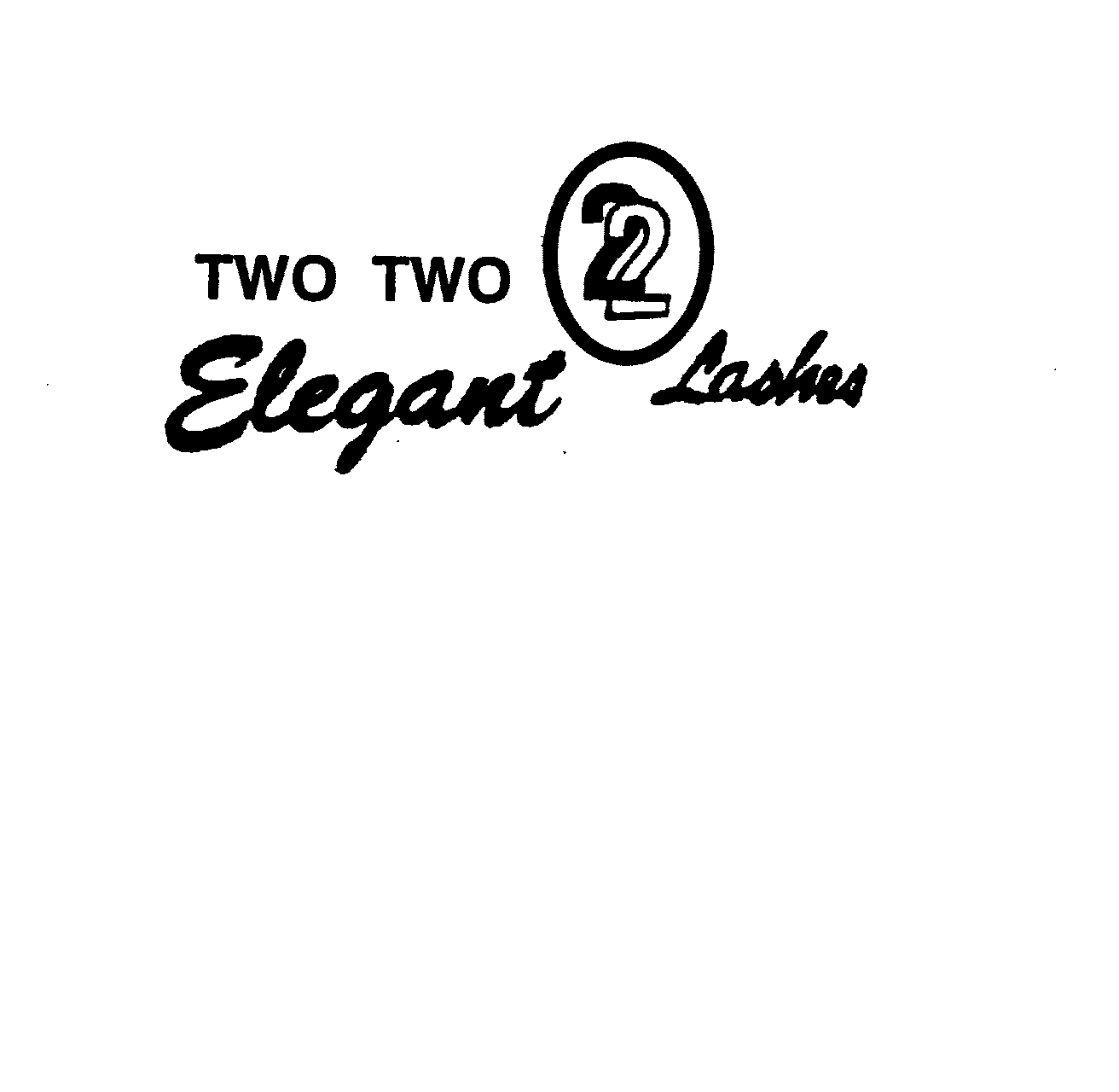 Trademark Logo TWO TWO 22 ELEGANT LASHES