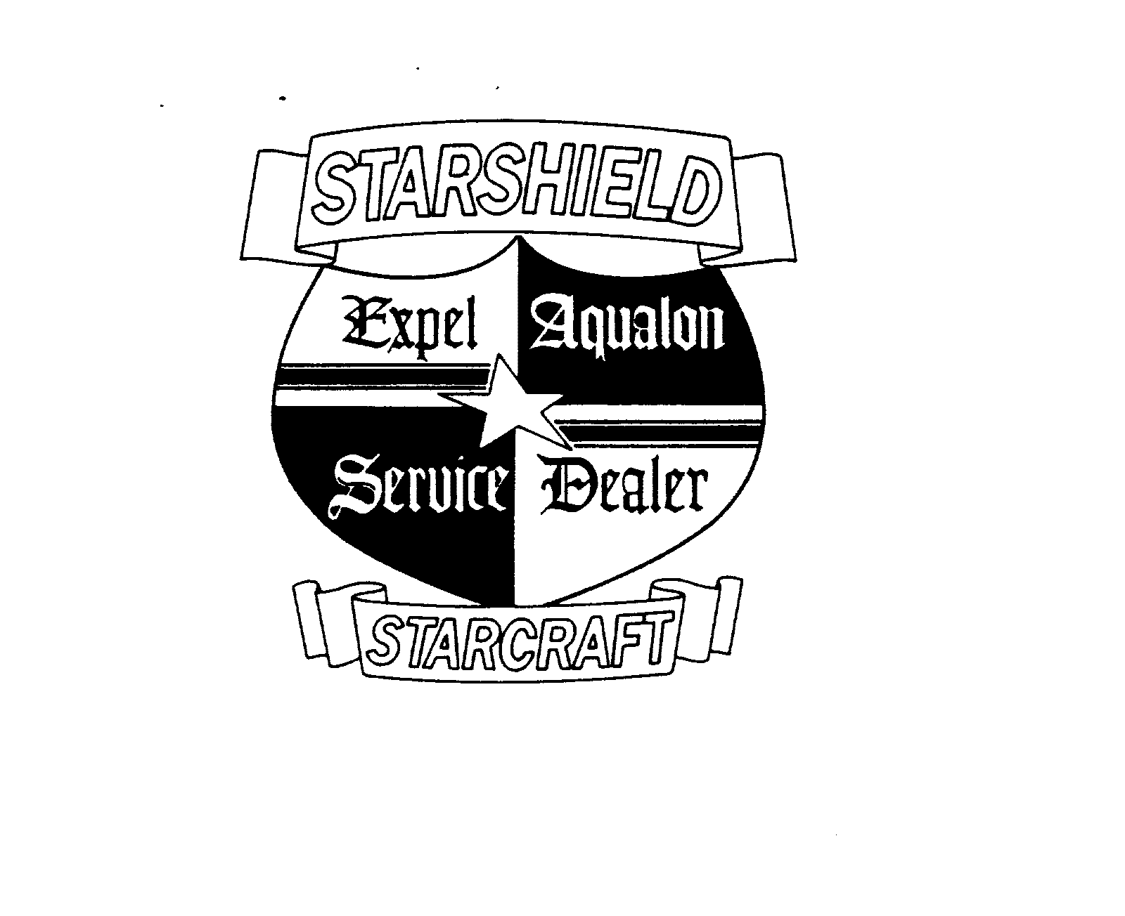 Trademark Logo STARSHIELD STARCRAFT EXPEL AQUALON SERVICE DEALER