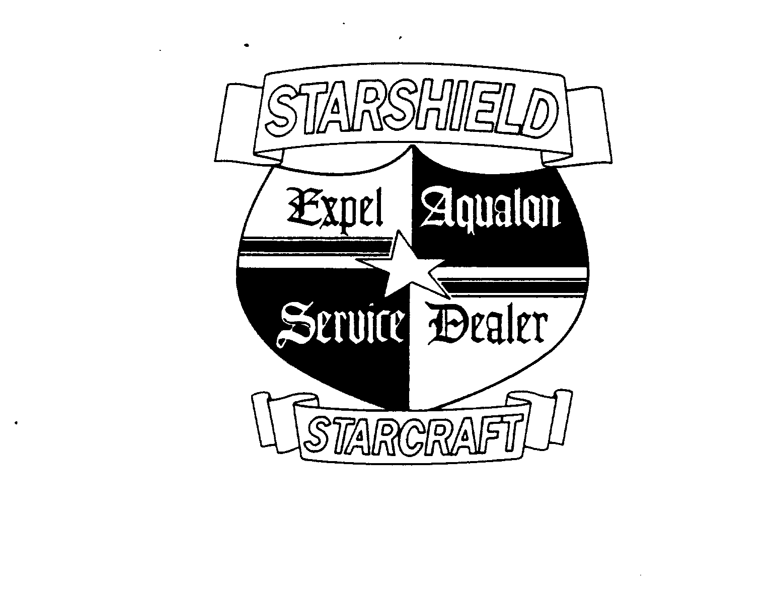 Trademark Logo STARSHIELD STARCRAFT EXPEL AQUALON SERVICE DEALER