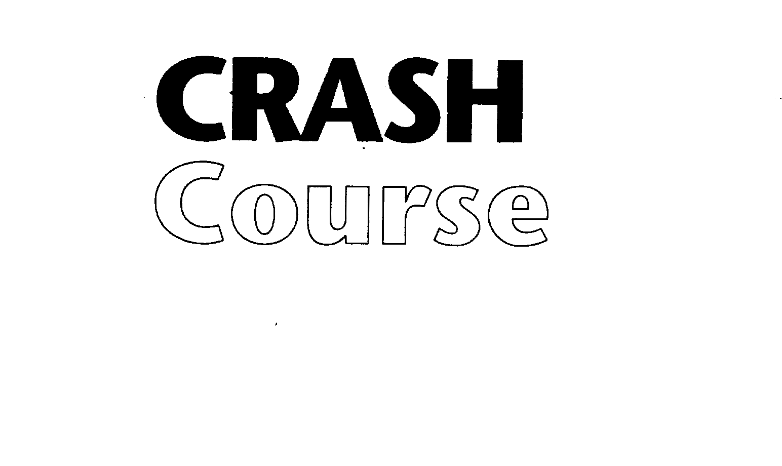 Trademark Logo CRASH COURSE