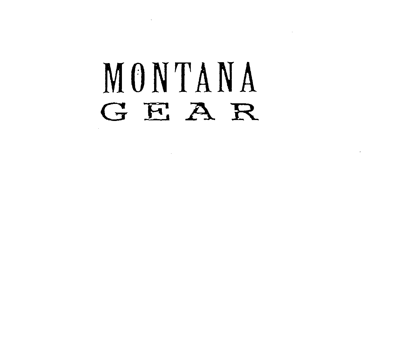 Trademark Logo MONTANA GEAR