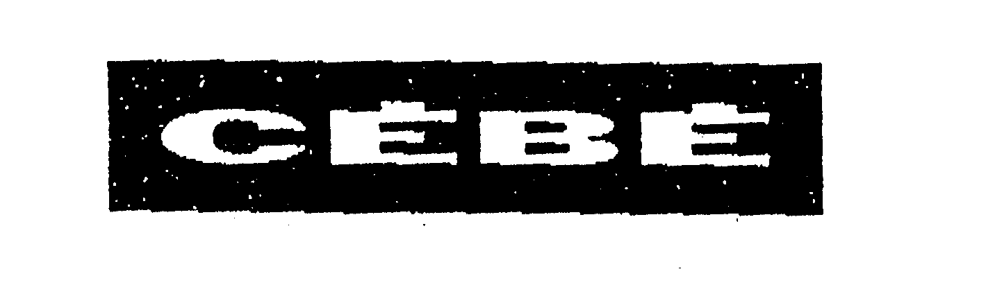 Trademark Logo CEBE