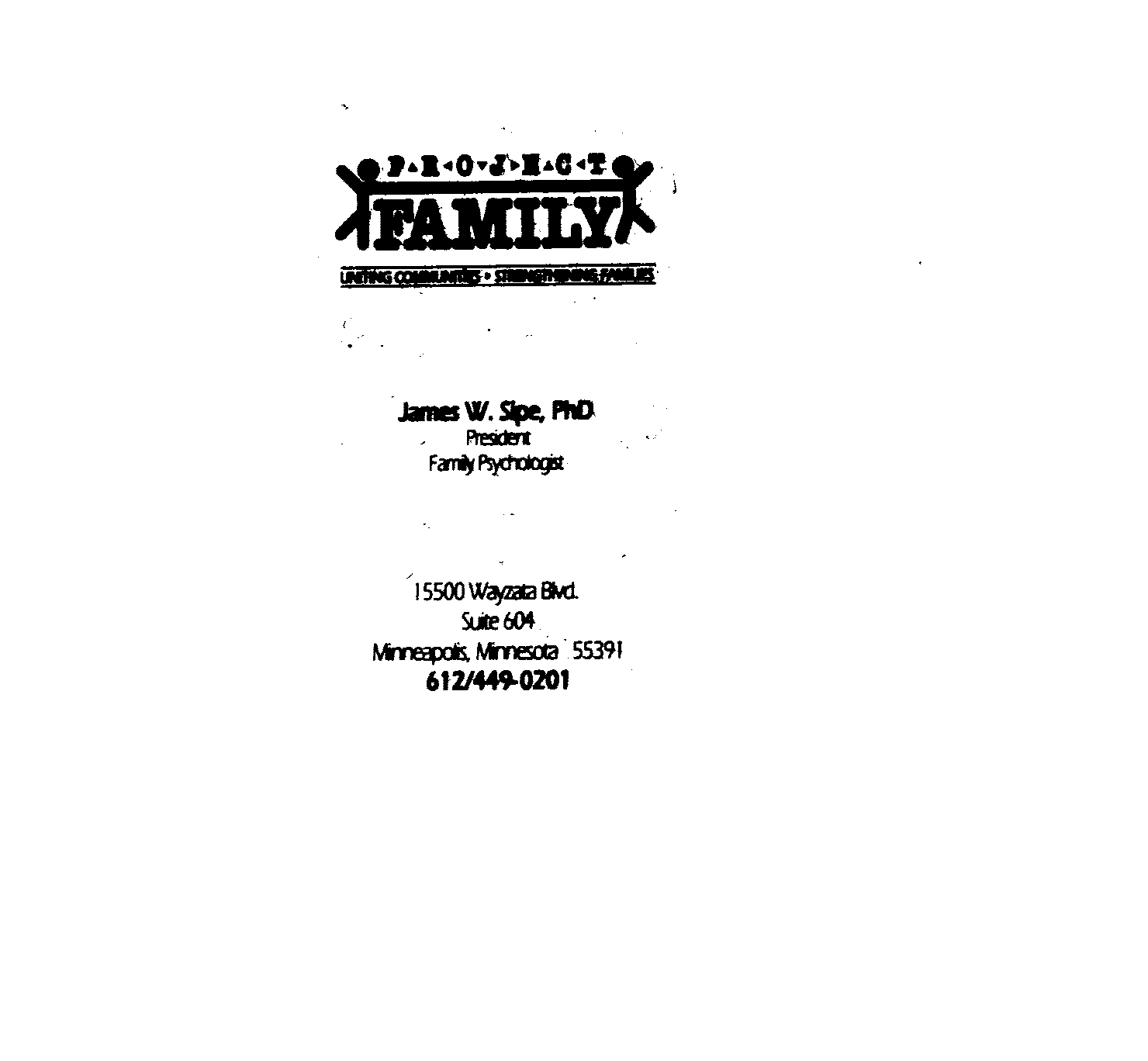 Trademark Logo PROJECT FAMILY