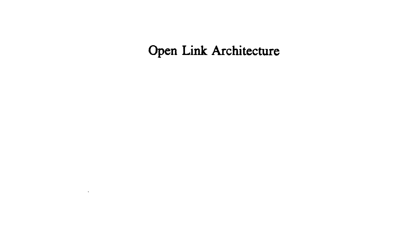 Trademark Logo OPEN LINK ARCHITECTURE