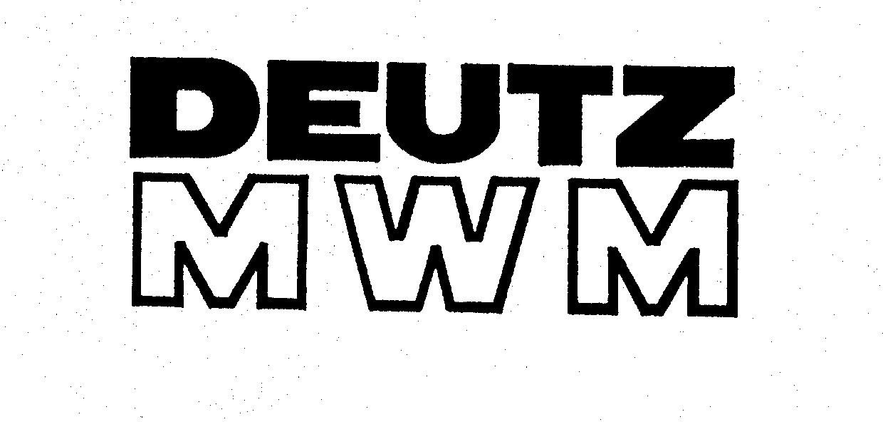 Trademark Logo DEUTZ MWM