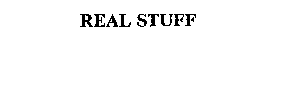 Trademark Logo REAL STUFF