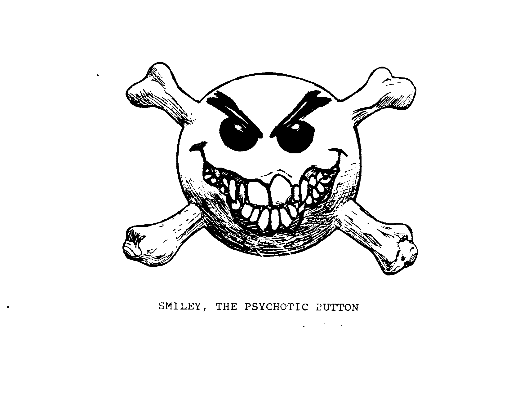 Trademark Logo SMILEY, THE PSYCHOTIC BUTTON