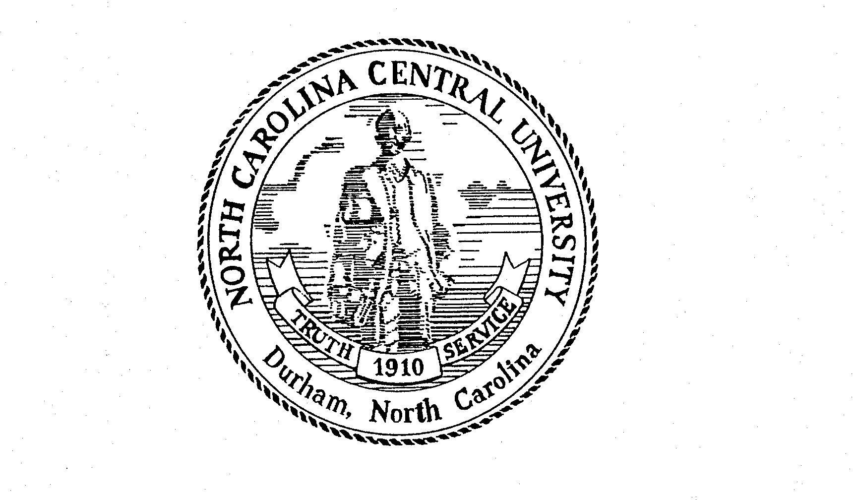 Trademark Logo NORTH CAROLINA CENTRAL UNIVERSITY DURHAM, NORTH CAROLINA TRUTH 1910 SERVICE
