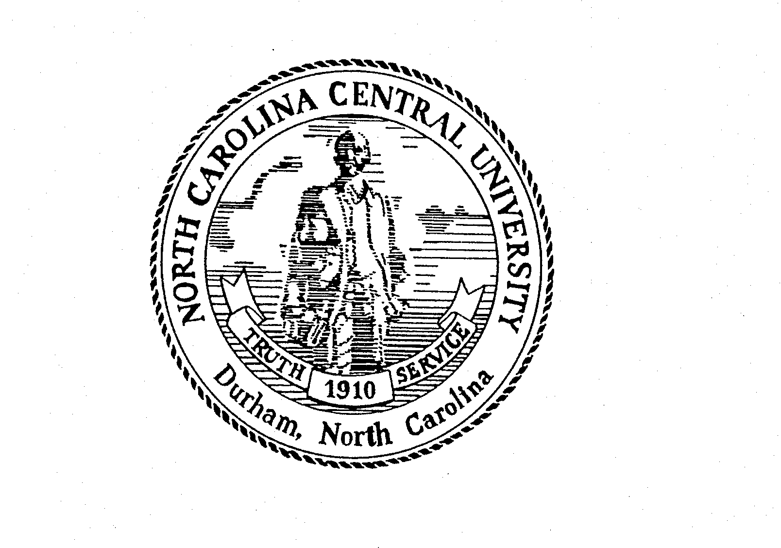 Trademark Logo NORTH CAROLINA CENTRAL UNIVERSITY DURHAM, NORTH CAROLINA TRUTH 1910 SERVICE