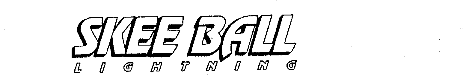 Trademark Logo SKEE BALL LIGHTNING