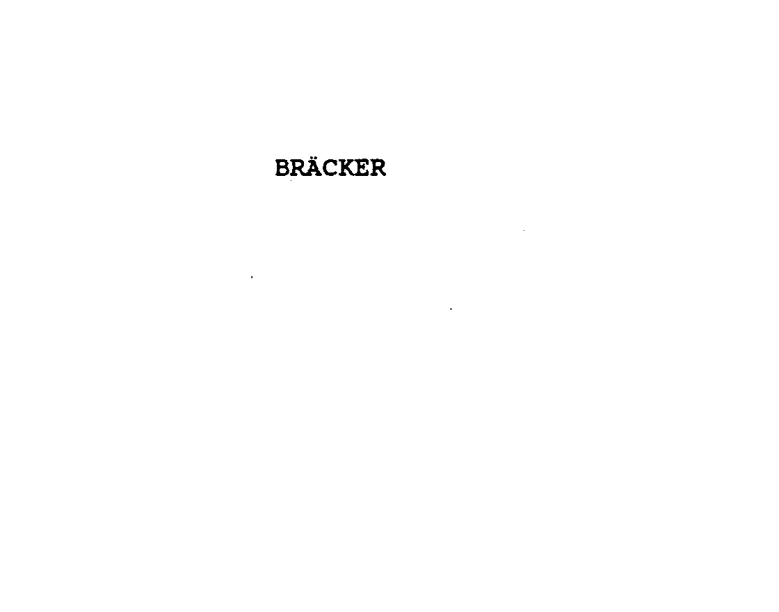 BRACKER