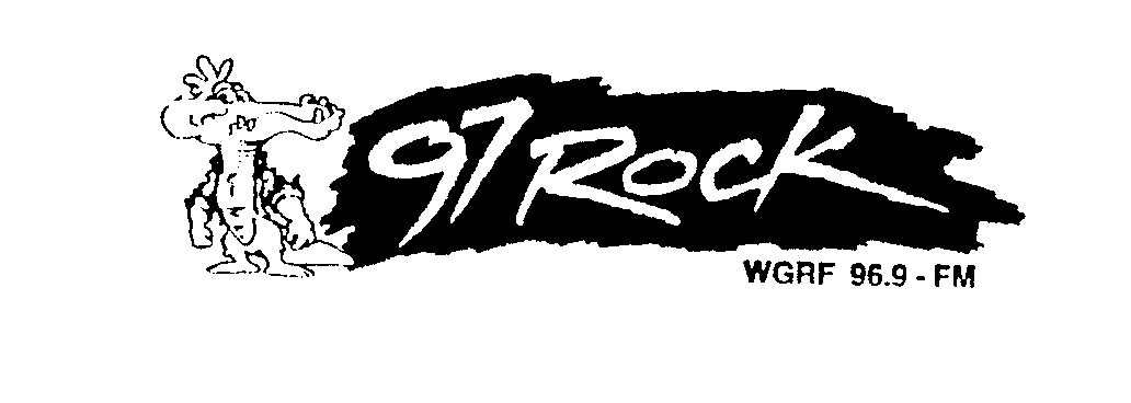 Trademark Logo 97 ROCK WGRF 96.9-FM