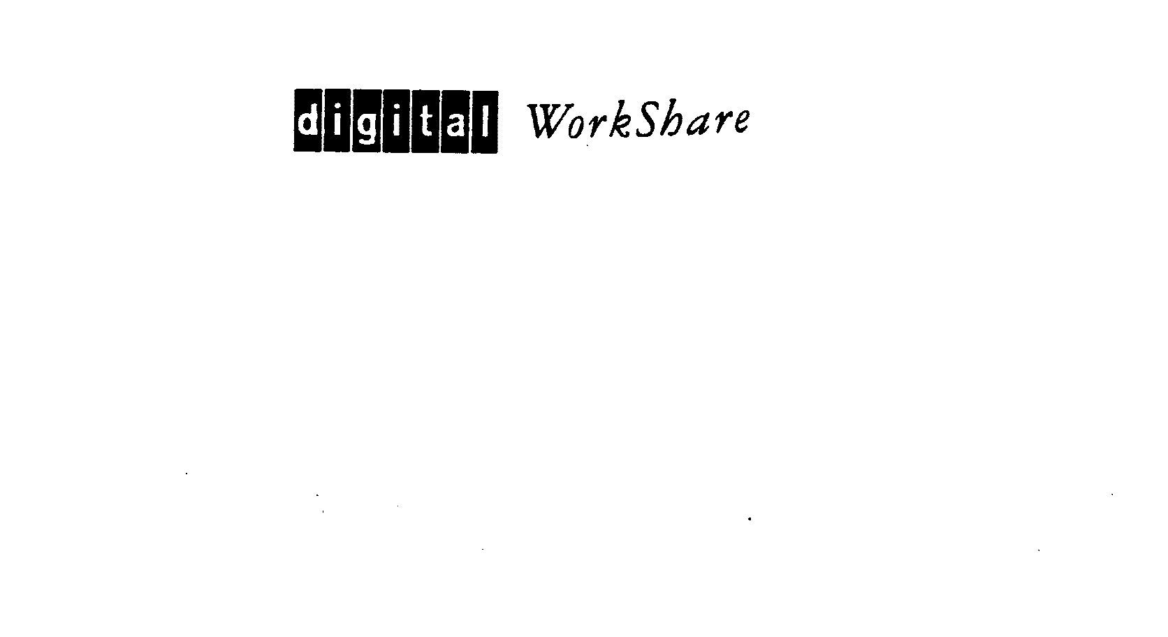 Trademark Logo DIGITAL WORKSHARE