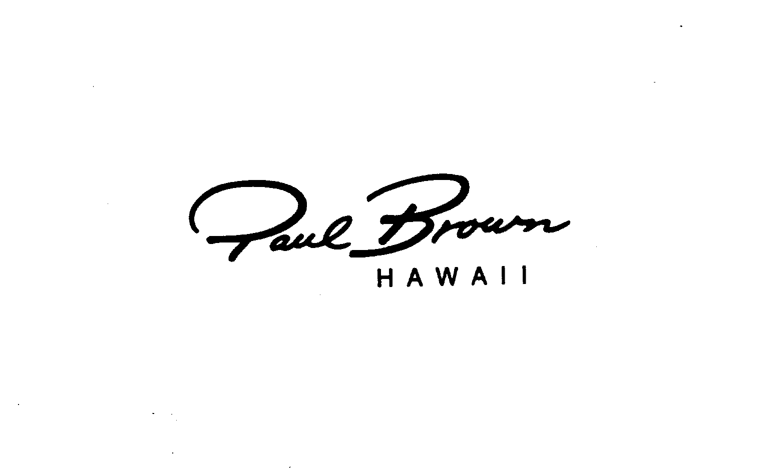 Trademark Logo PAUL BROWN HAWAII