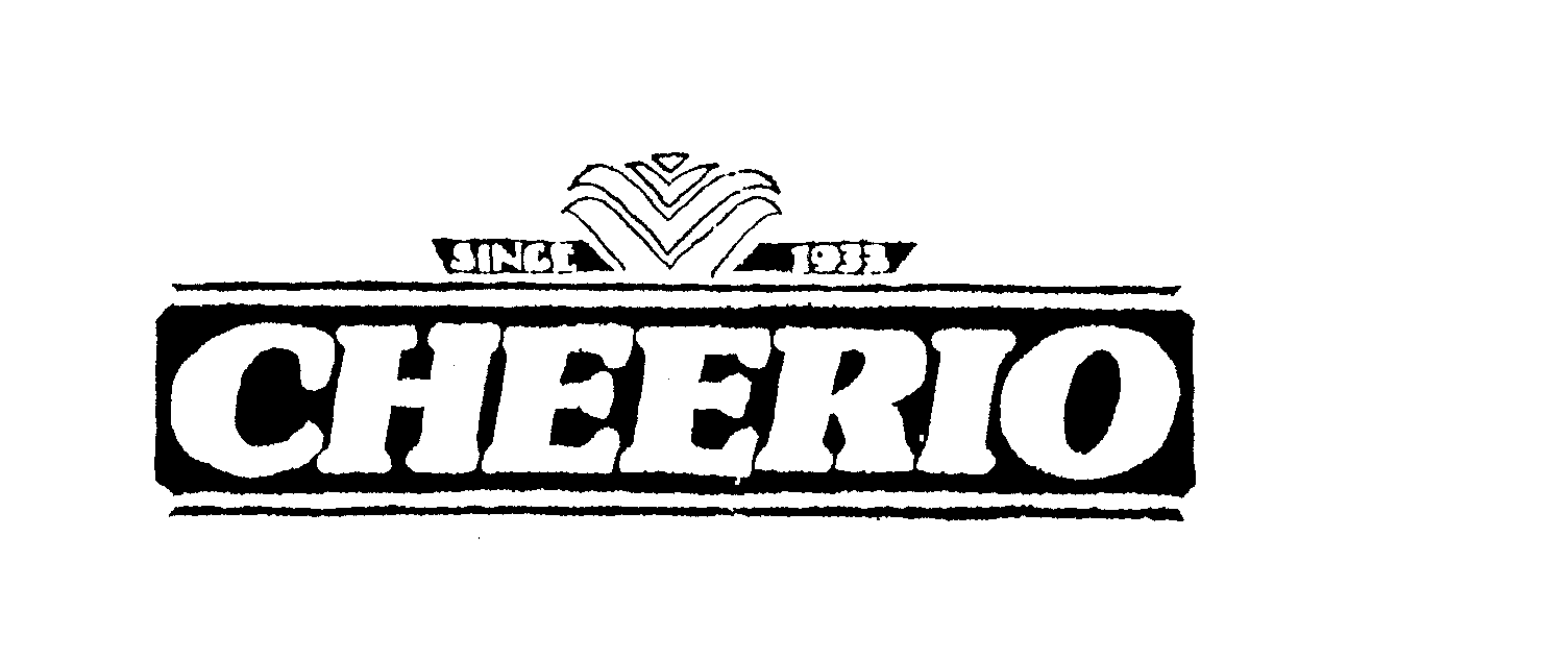 Trademark Logo CHEERIO SINCE 1933