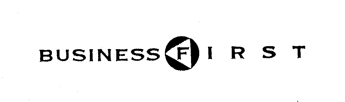 Trademark Logo BUSINESS FIRST