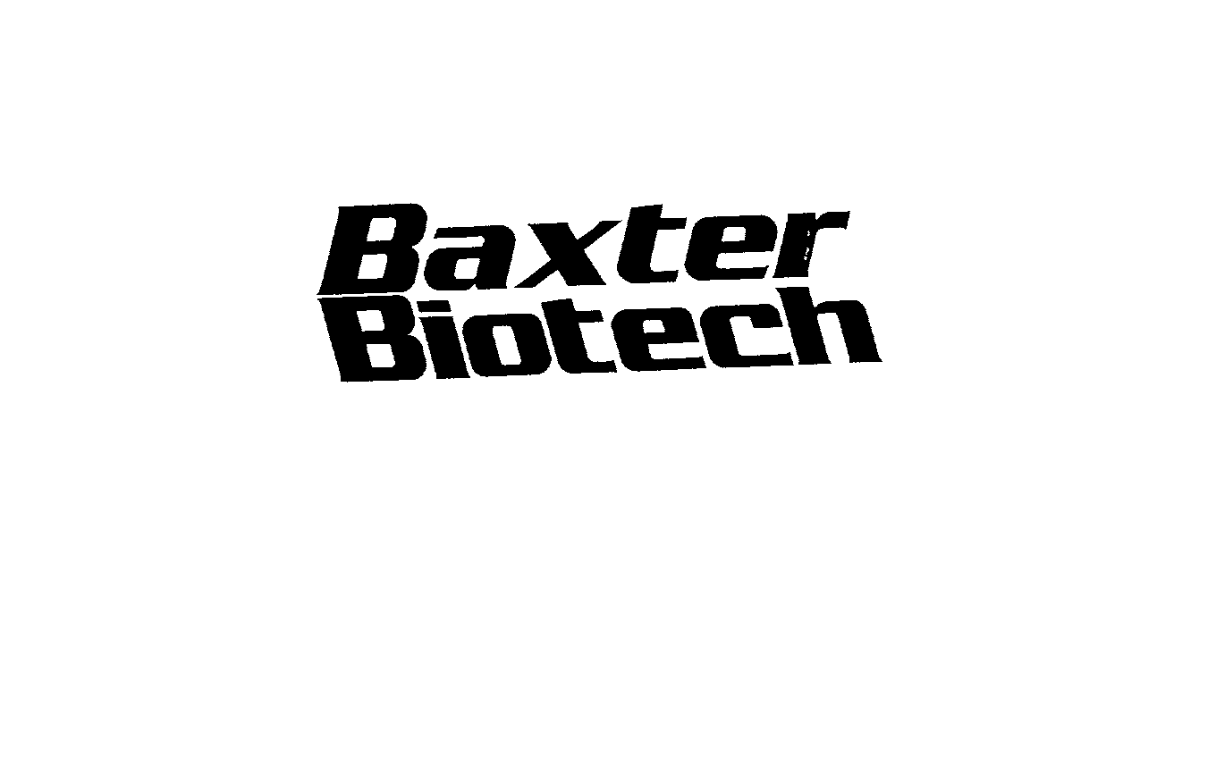 Trademark Logo BAXTER BIOTECH