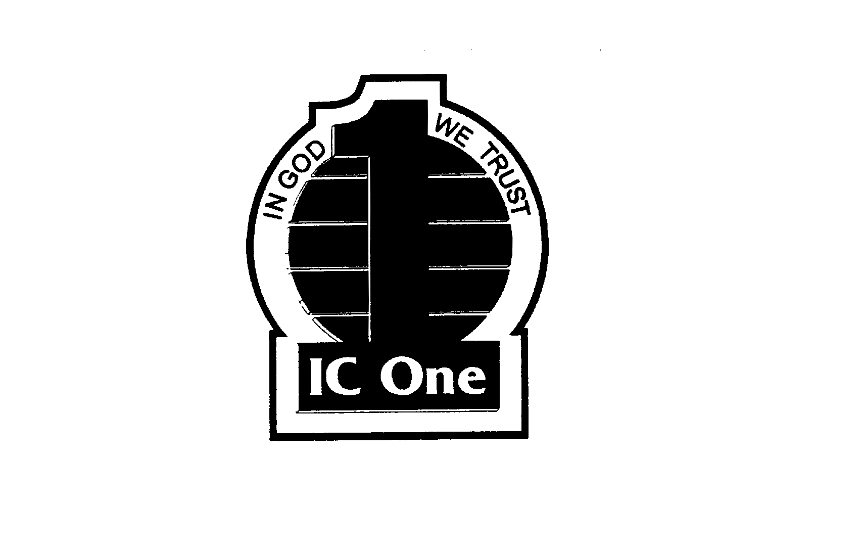  IN GOD WE TRUST IC ONE 1