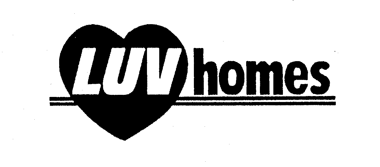 Trademark Logo LUV HOMES