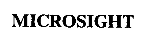 Trademark Logo MICROSIGHT