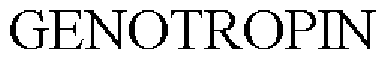 Trademark Logo GENOTROPIN