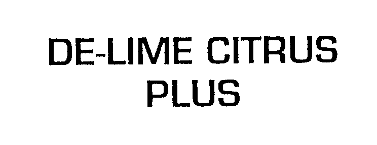 Trademark Logo DE-LIME CITRUS PLUS