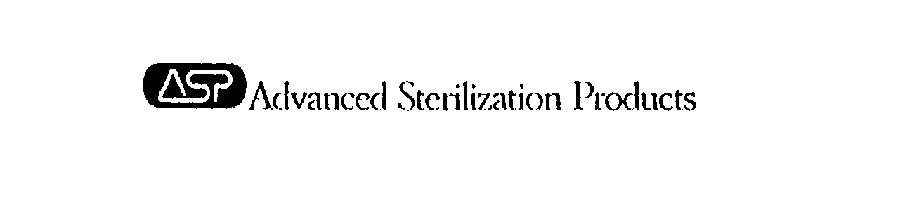  ASP ADVANCED STERILIZATION PRODUCTS